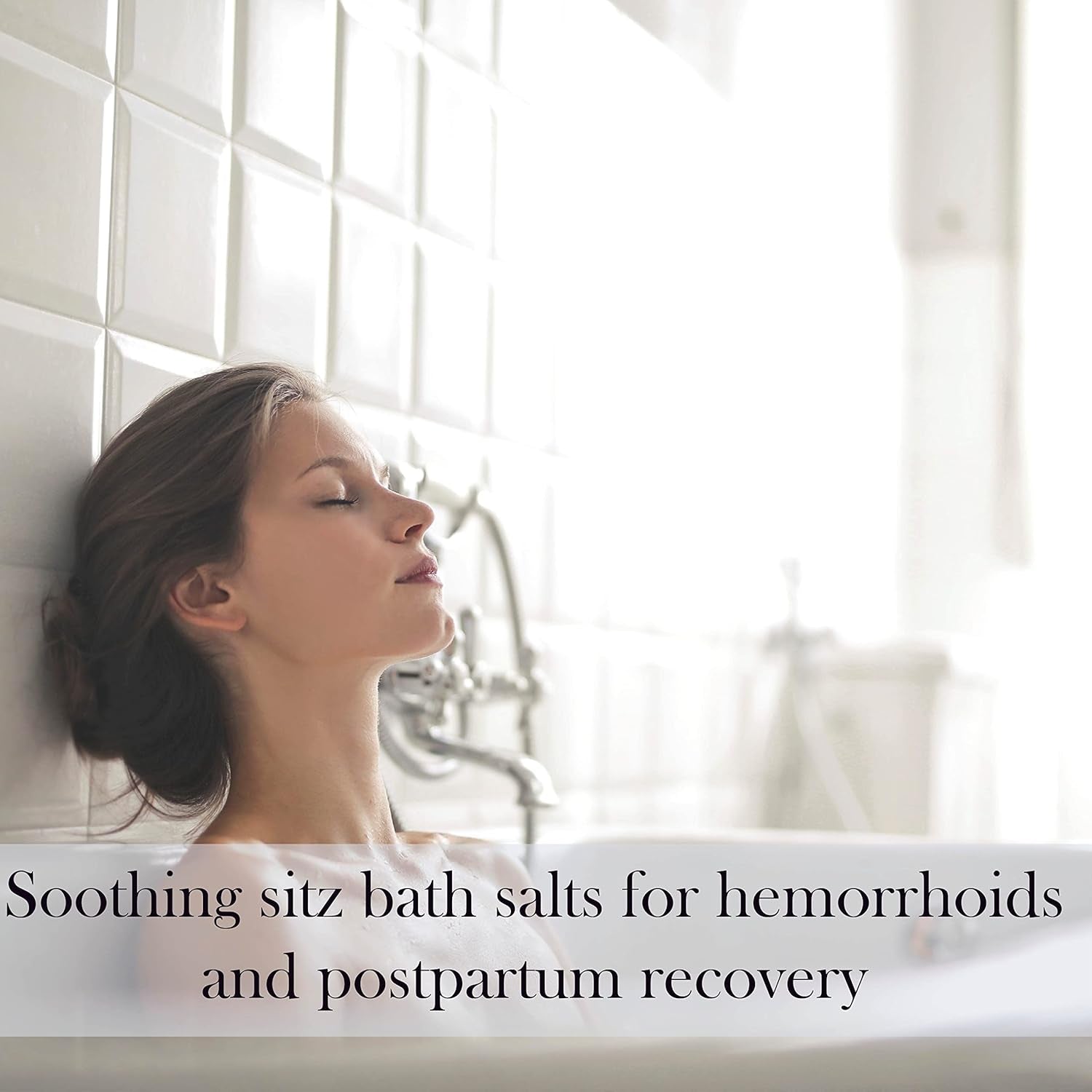 Sitz Bath Postpartum Soak - Made in the USA with Dead Sea Salt & Epsom Salts - Soothing and Calming Ingredients Including Lavender, Chamomile Flower, and Eucalyptus Oil