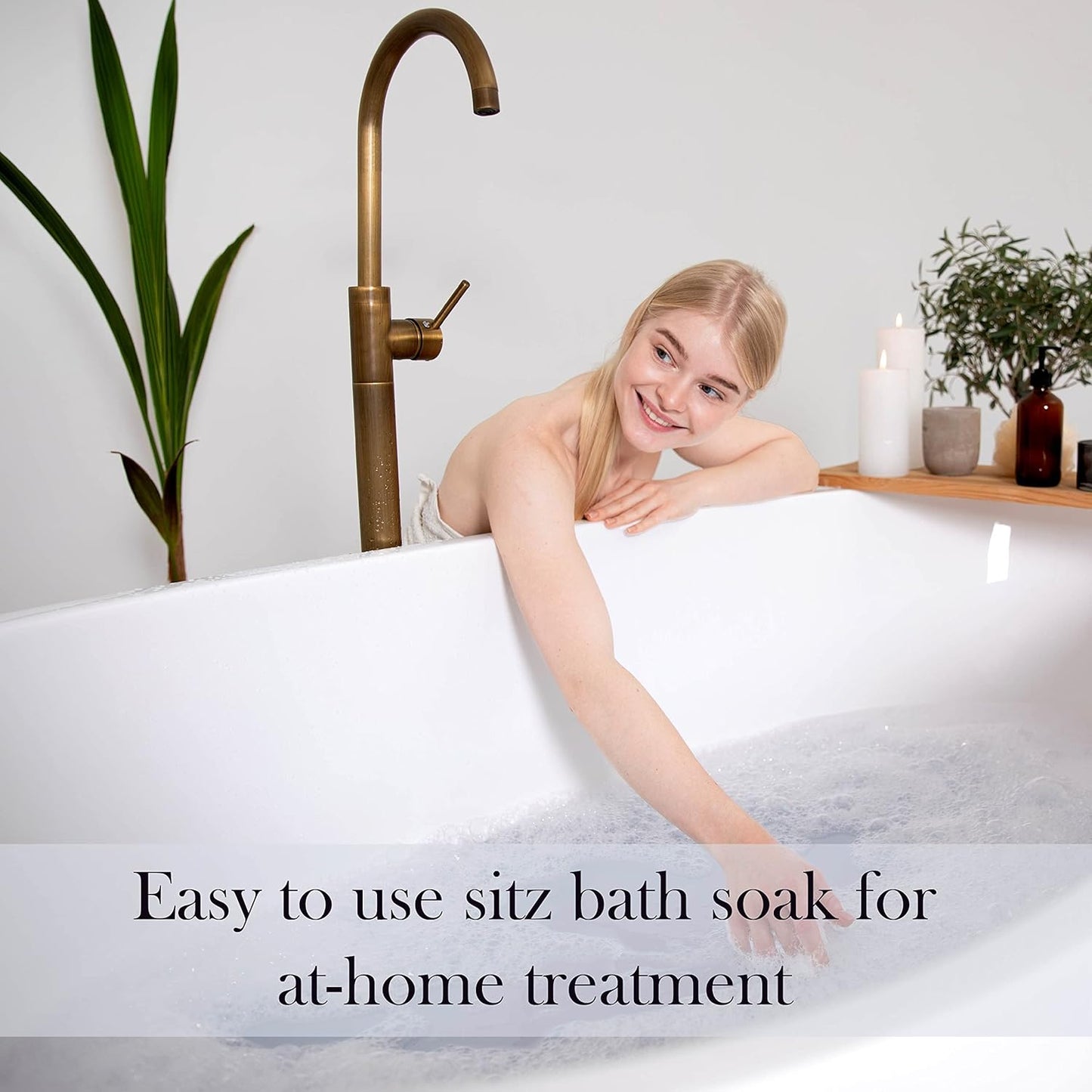 Sitz Bath Postpartum Soak - Made in the USA with Dead Sea Salt & Epsom Salts - Soothing and Calming Ingredients Including Lavender, Chamomile Flower, and Eucalyptus Oil